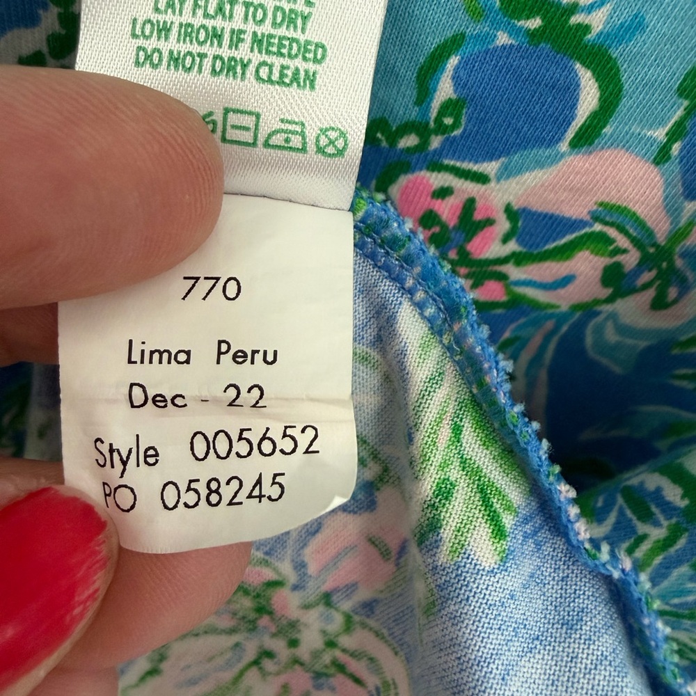 Lilly Pulitzer Dress Small Blue Cody
Beneath the Bougainvillea Short Sleeve NWOT - Picture 6 of 10